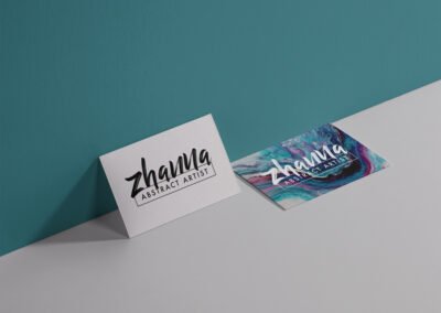 Zhanna Abstract Brand & Website