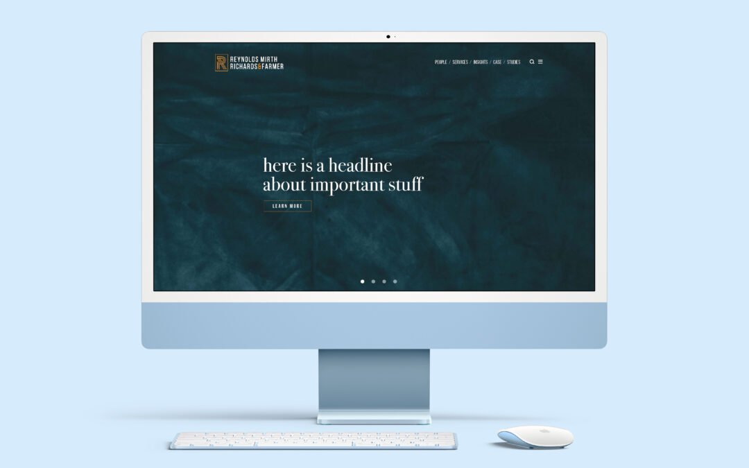 Vintage Inspired Law Firm Website