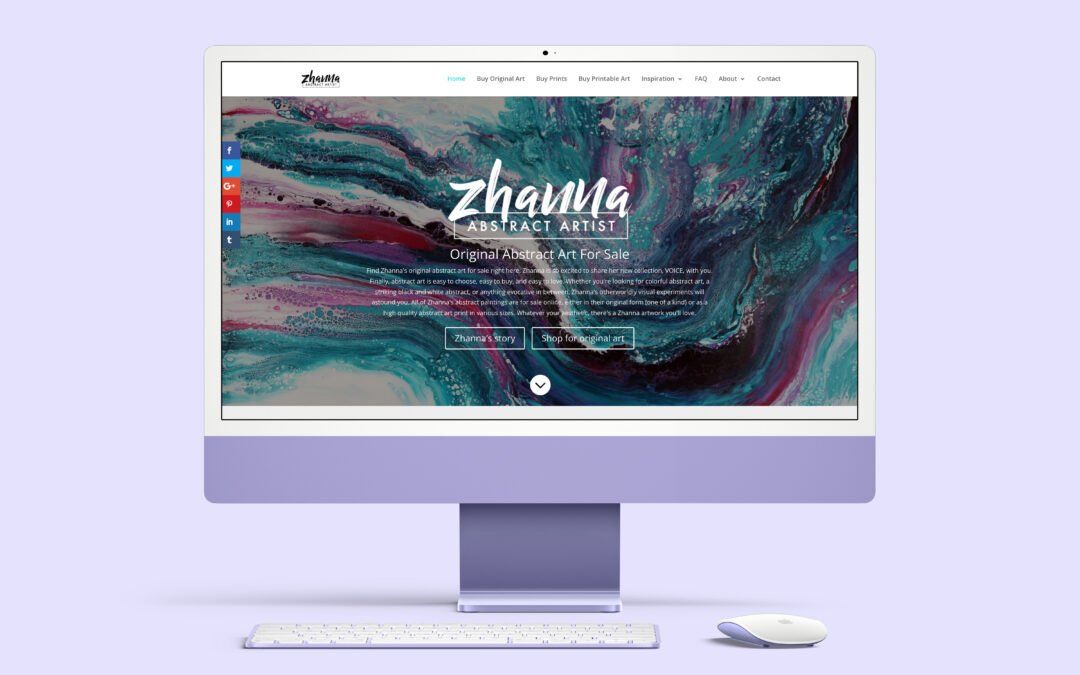 Zhanna Abstract Website