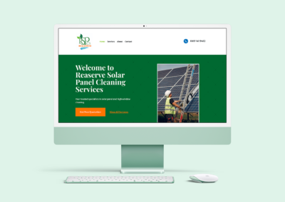 Solar Cleaning Company Website